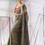 Checked pure cotton saree
