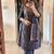 Blue Printed Straight Fit Embroidered Cotton Kurti Pant Dupatta Set For Women - Set Of 3