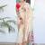 White ethnic woven design zari paithani saree