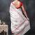Printed auspicious pots kasavu cotton silk star white saree