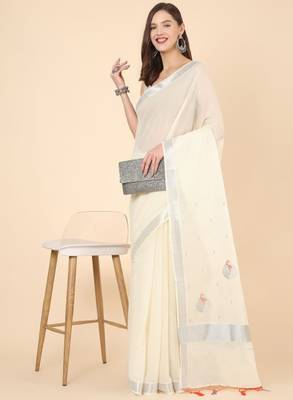 Zari pure cotton kasavu saree 4