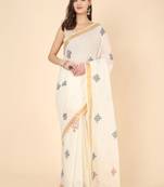 Zari pure cotton saree