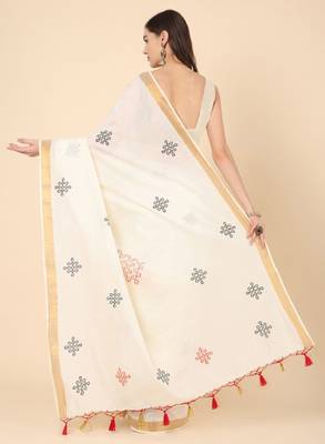 Zari pure cotton saree 3
