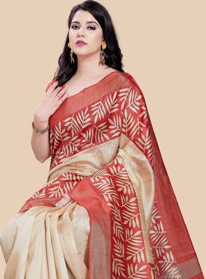 Leheriya zari art silk saree 3