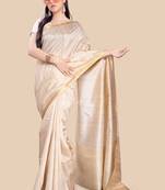 Zari saree with blouse piece