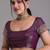 Wine royal kasturi silk saree with zari, dori, foil & 4mm sequins work
