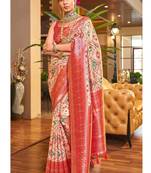 Woven design zari kanjeevaram saree