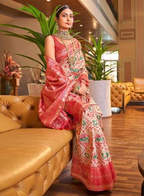 Woven design zari kanjeevaram saree 2