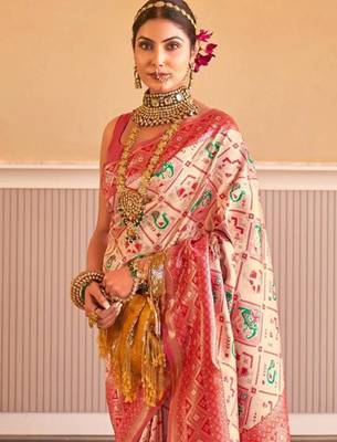 Woven design zari kanjeevaram saree 3