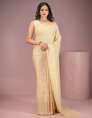 Woven design zari kasavu saree 1