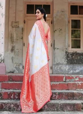 Woven design zari kanjeevaram saree 2