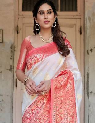 Woven design zari kanjeevaram saree 3