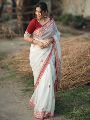 Floral kanjeevaram saree 1