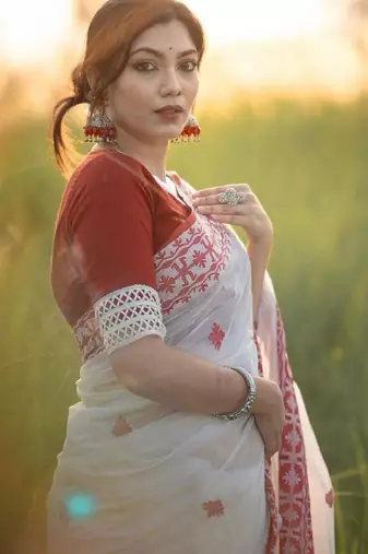 Floral kanjeevaram saree