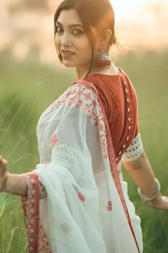 Floral kanjeevaram saree