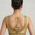 Gold roman silk with coading sequence & beads work readymade blouse