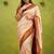 Women zari kanjeevaram saree with blouse piece