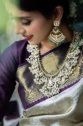 Woven design zari pure cotton kanjeevaram saree