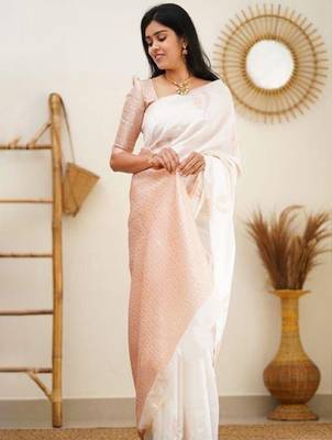 Woven design zari kanjeevaram saree 3