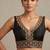 Black roman silk with coading sequence & beads work readymade blouse