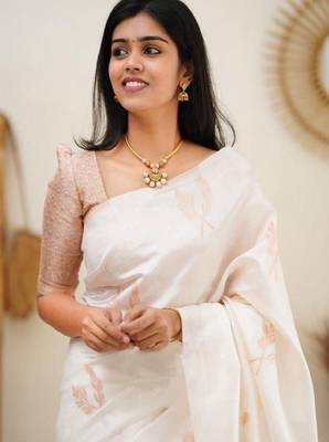 Woven design zari kanjeevaram saree 4