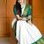 Checked woven design kanjeevaram saree