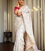 Woven design zari kanjeevaram saree