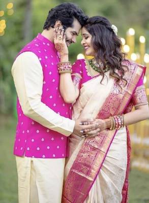 Woven design kanjeevaram saree 4