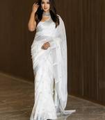 Woven design kanjeevaram saree