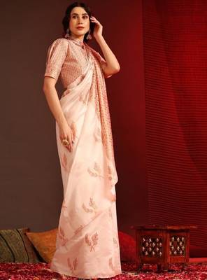 Woven design pure cotton kanjeevaram saree 2