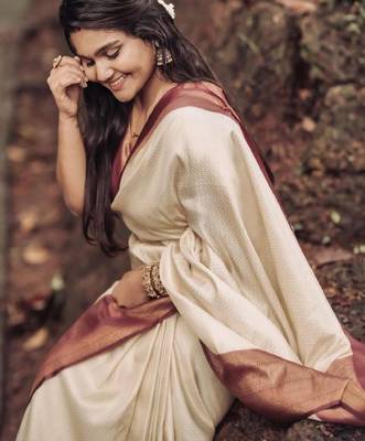 Woven design zari kanjeevaram saree 3