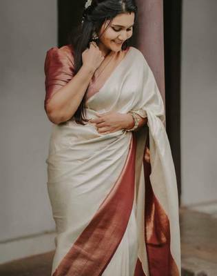Woven design zari kanjeevaram saree 4
