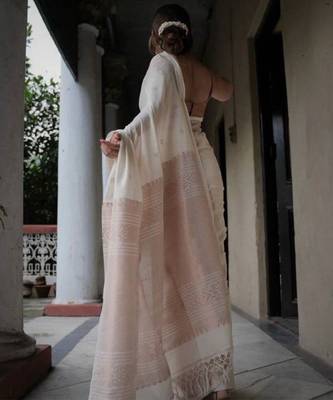 Woven design zari saree 2