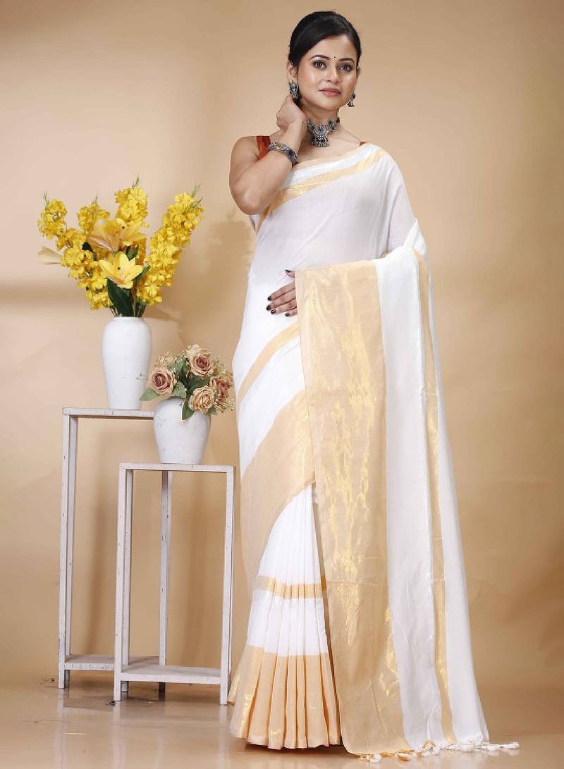 Pure cotton khadi saree