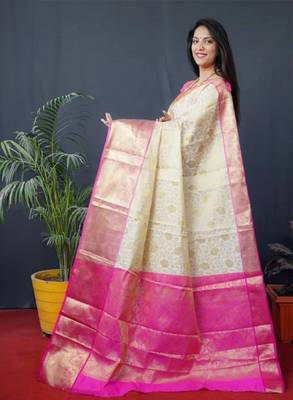 Woven design zari kanjeevaram saree 2