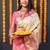 Ethnic motifs woven design zari kanjeevaram saree