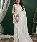 Ethnic motifs zari silk blend kanjeevaram saree