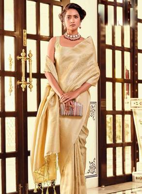 Woven design zari kanjeevaram saree 1