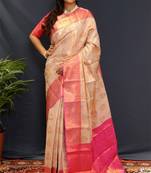 Woven design zari kanjeevaram saree