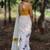 Ethnic motifs printed pure cotton kasavu saree