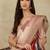 Woven design daily wear saree with matching blouse