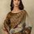 Women ethnic motifs  kasavu saree