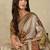 Ethnic motifs woven design silk cotton kasavu saree