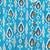 Blue cotton sanganeri printed non padded blouse