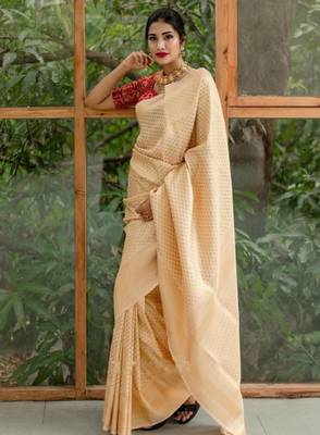 Woven design zari kanjeevaram saree 3