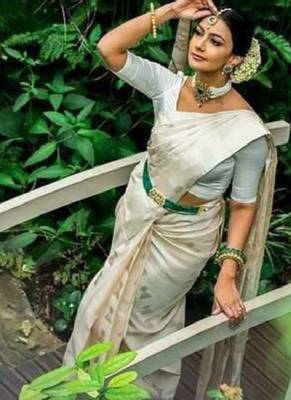 Woven design zari art silk kanjeevaram saree 4