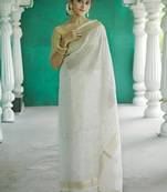Woven design zari kanjeevaram saree