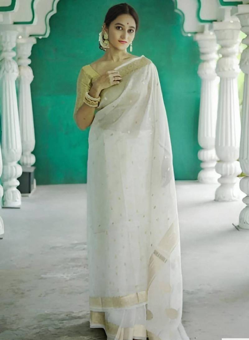 Woven design zari kanjeevaram saree