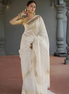 Woven design zari kanjeevaram saree 2
