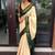 Woven design zari silk blend banarasi saree